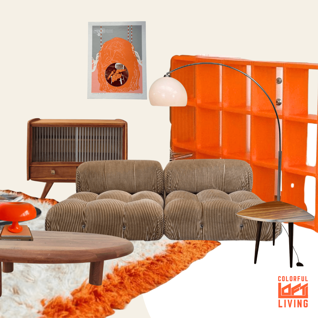 Oranje Vintage Inspiratie – Hoge Segment