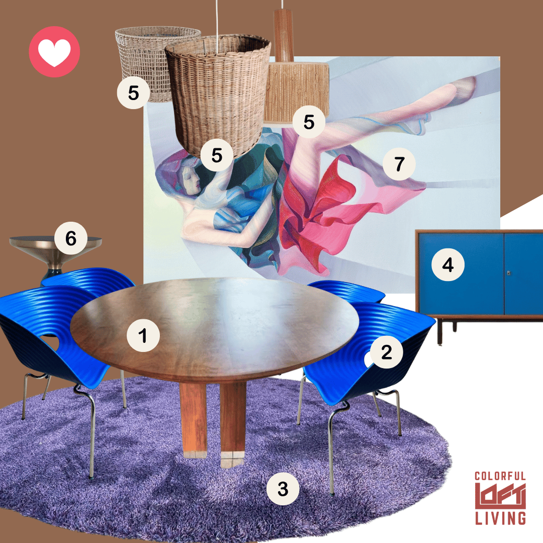 Verantwoord Wonen Stijlstudio – Funky Jungalow Eetkamer