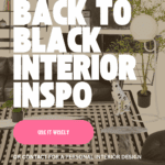 BACK TO BLACK interieur inspo