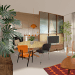MID-CENTURY APPARTEMENT LENT